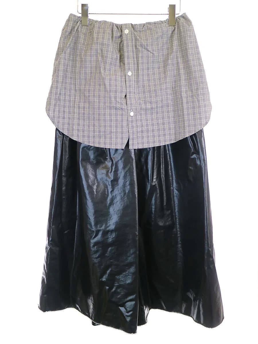 FACETASM ファセッタズム SHIRT BIG PANTS レイヤードライクワイドパンツ
