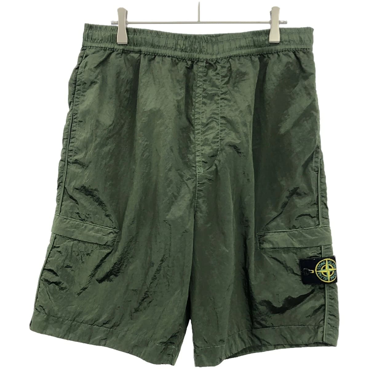 STONE ISLAND ストーンアイランド 22SS ガーメントダイナイロンメタルシャーリングショーツ