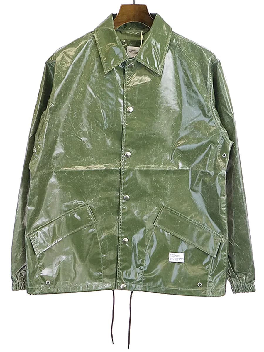 BEDWIN ベドウィン 19SS COACHES JACKET "JILL" 箔加工TCポプリンバックロゴプリントコーチジャケット