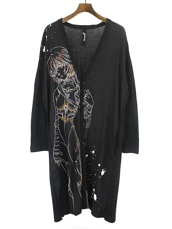Yohji Yamamoto グラウンドワイ × エヴァンゲリオン 18AW EVA綾波コットンカーディガン