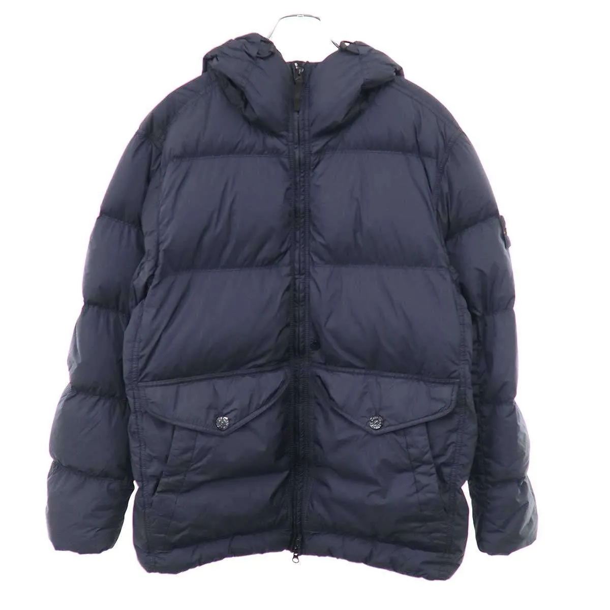 STONE ISLAND ストーンアイランド 24AW ガーメントダイ フーデッドダウンジャケット