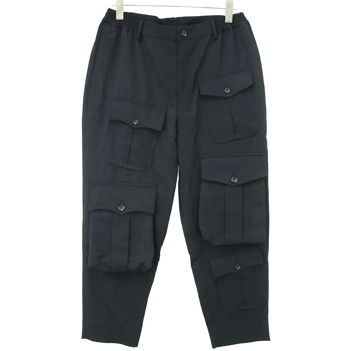 COMME des GARCONS コム デギャルソンオムプリュス 25AW マルチポケットウールギャバジンクロップドパンツ PP-P043