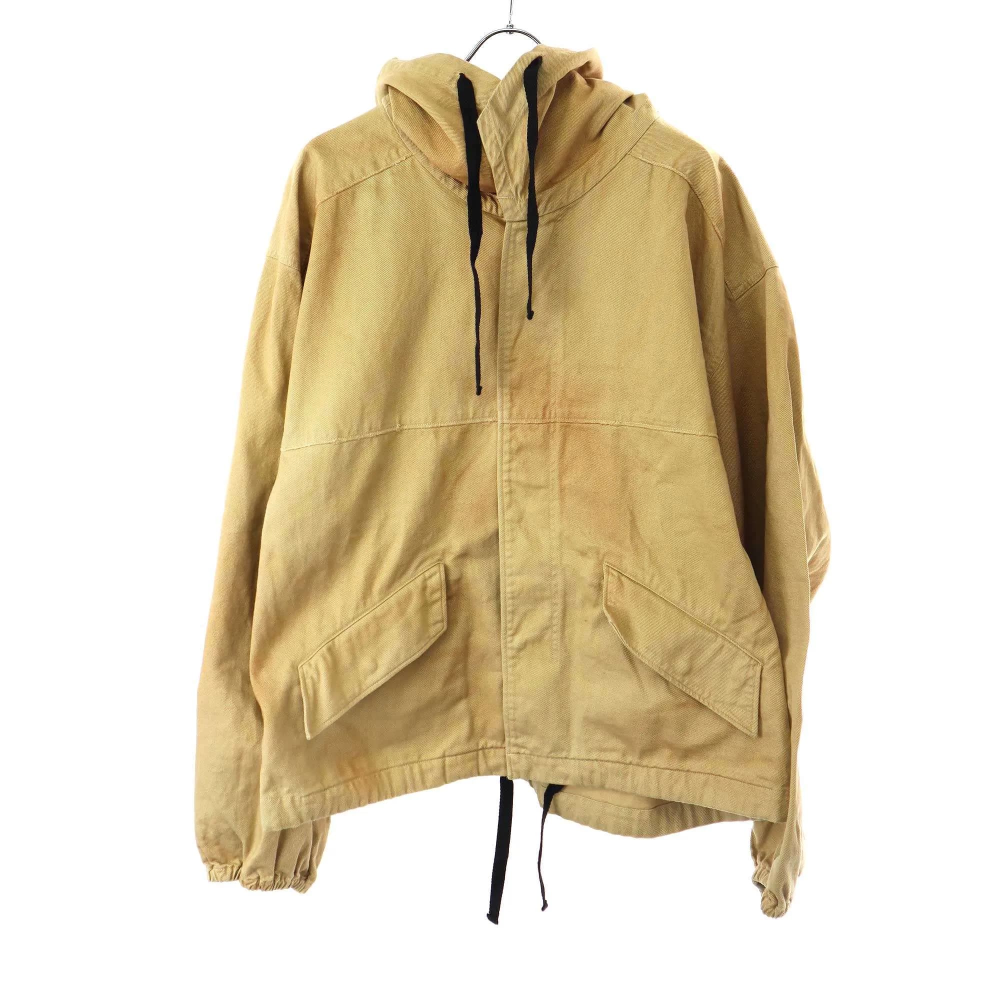 ANCELLM アンセルム 24AW DRILL HOODIE JACKET コットンドリルフーディージャケット ANC-SH47-B