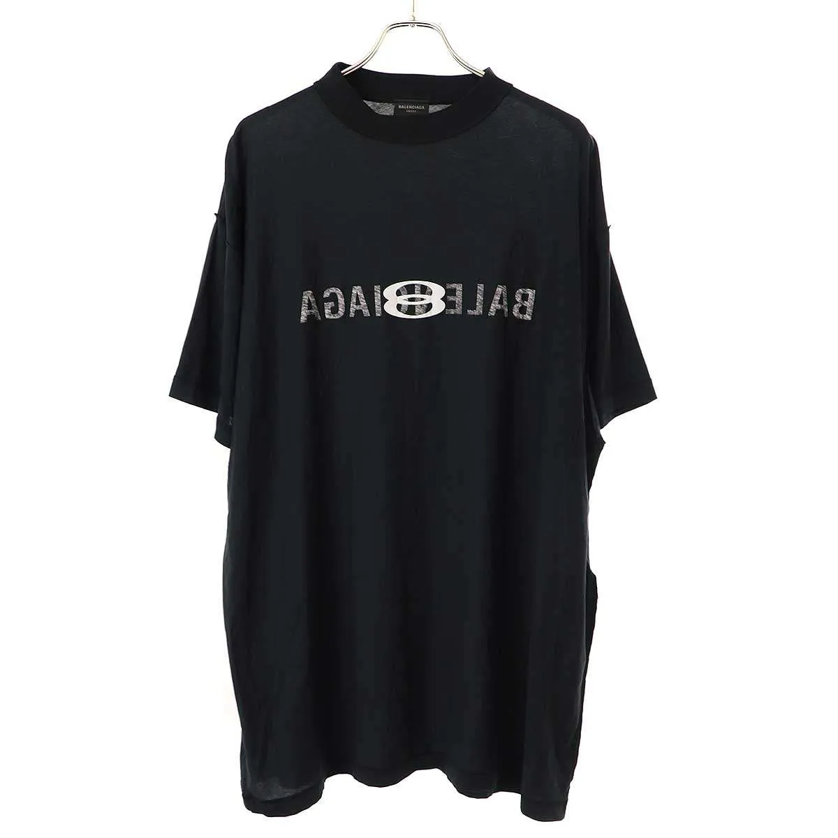 BALENCIAGA バレンシアガ 24SS Inside Out T-Shirt ロゴプリントTシャツ
