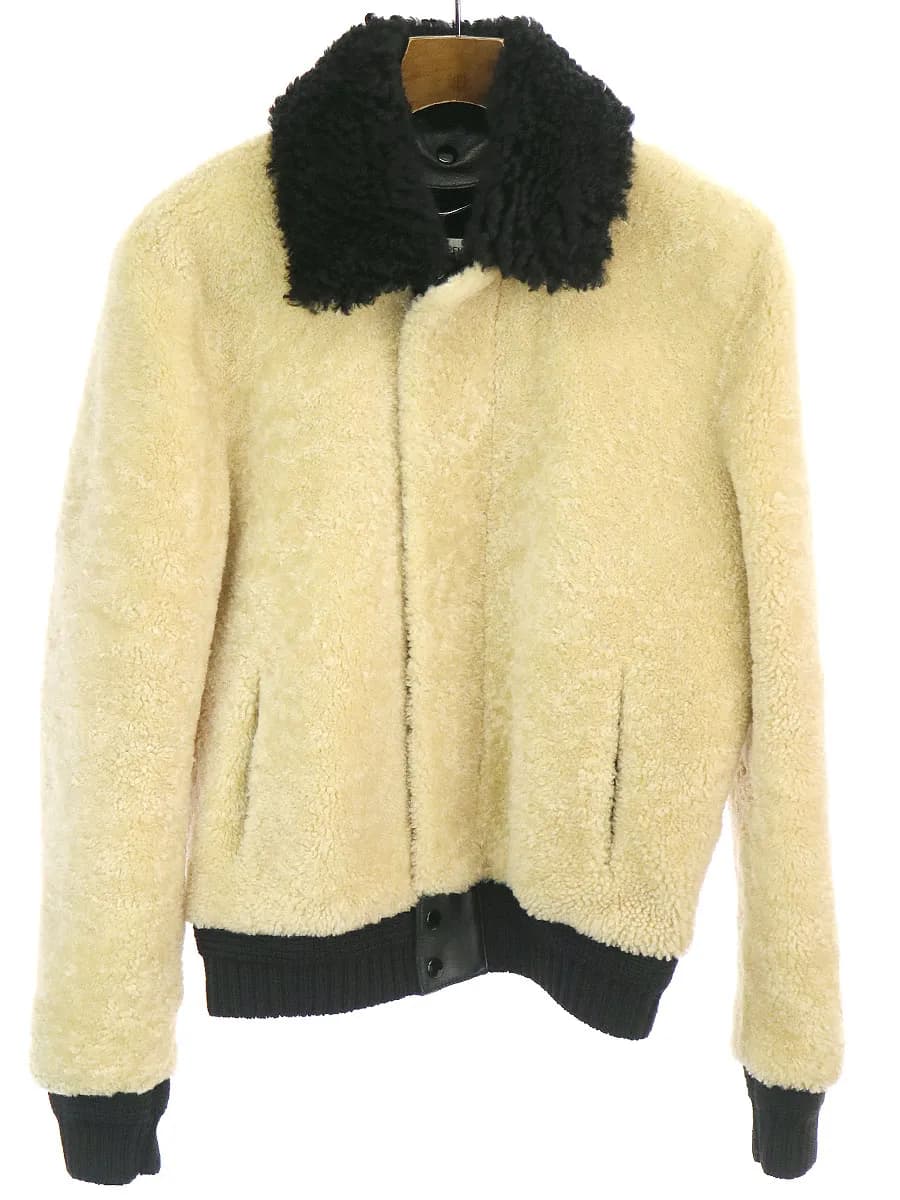 SAINT LAURENT サンローラン パリ 17AW ムートンレザージャケット