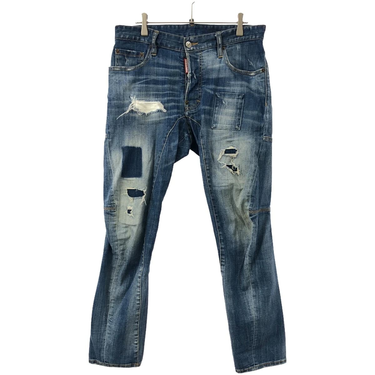 DSQUARED2 ディースクエアード 19AW Biker Jean ダメージバイカーデニムパンツ S74LB0613 S30342
