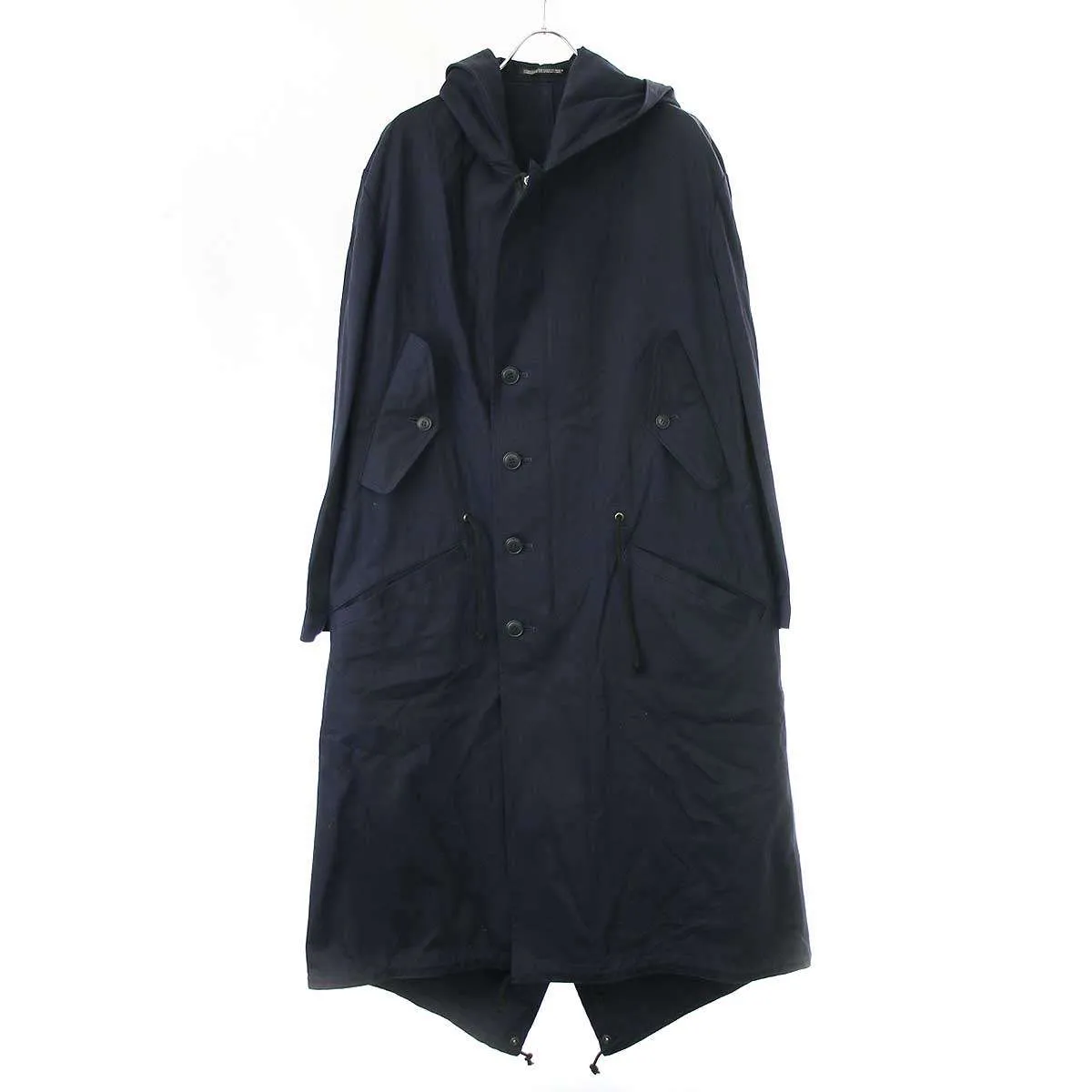 Yohji Yamamoto ビー ヨウジヤマモト 21AW コットンフーデッドモッズコート NX-J52-003