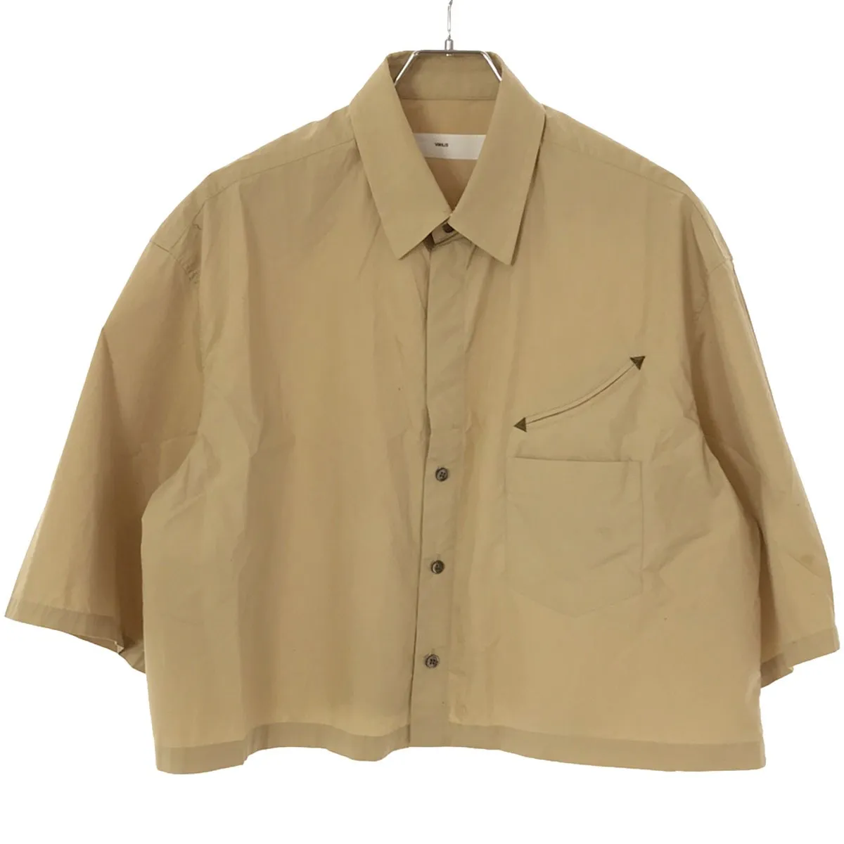 TOGA トーガ ビリリース 23SS Typewriter S/S short shirt タイプライターストライプシャツ