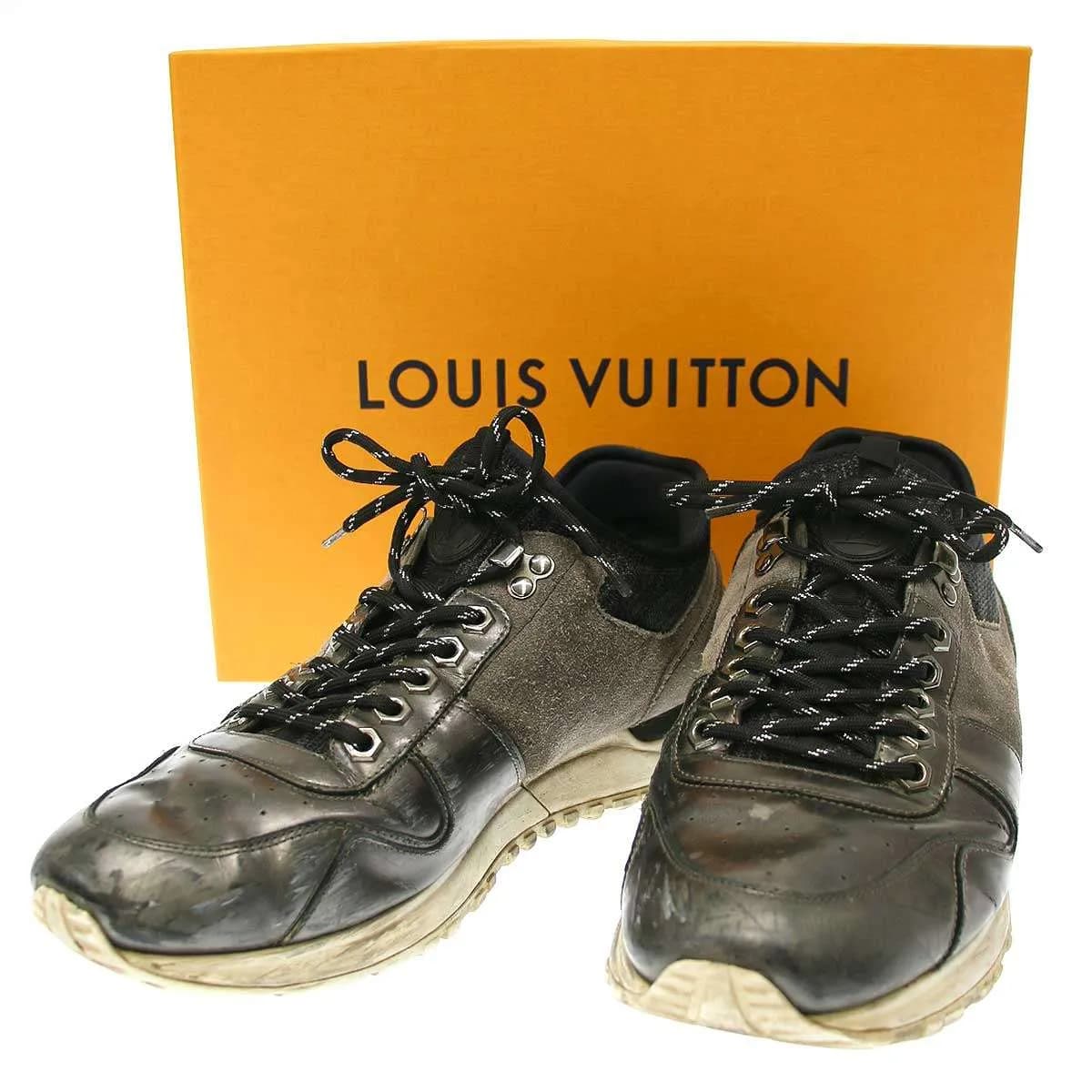 LOUIS VUITTON ルイヴィトン ランウェイライン スウェード切替スニーカー