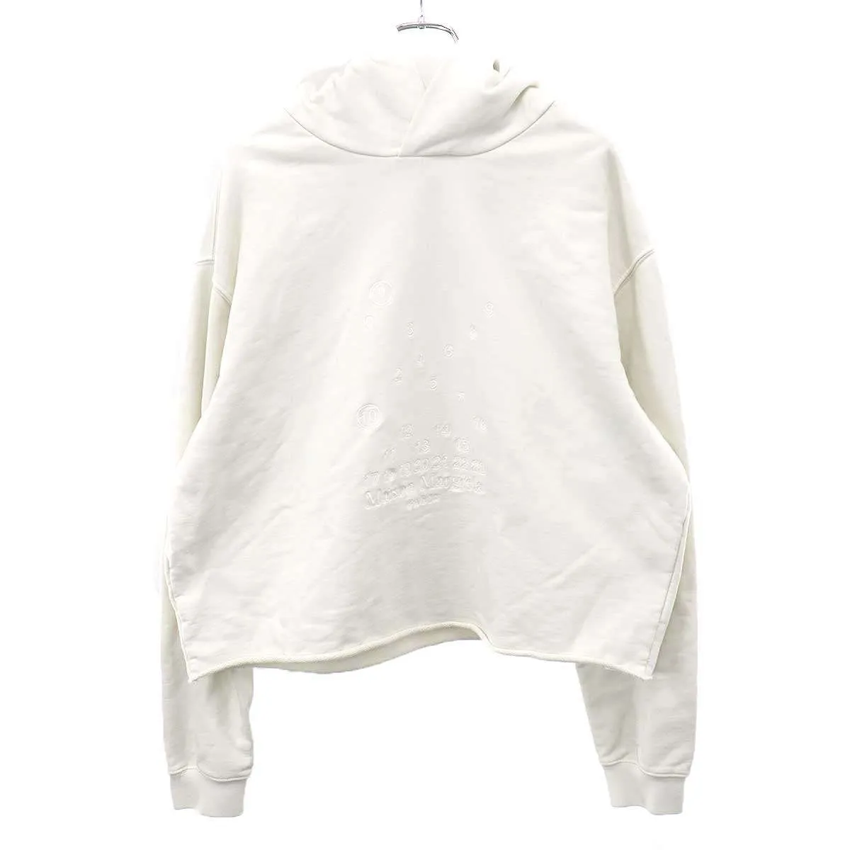 Maison Margiela メゾン マルジェラ 23SS カレンダー ナンバリングエンブロイダリーオーバーサイズスウェットパーカー