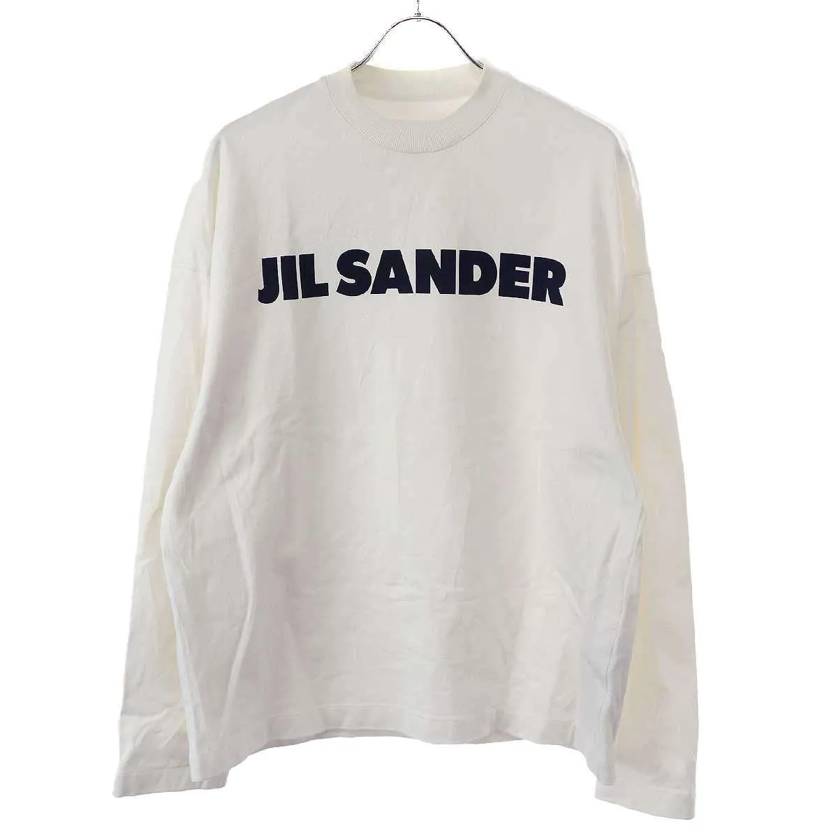 JIL SANDER ジルサンダー 24SS Logo L/S T-Shirt ロゴプリントロングスリーブカットソー J22GC0136