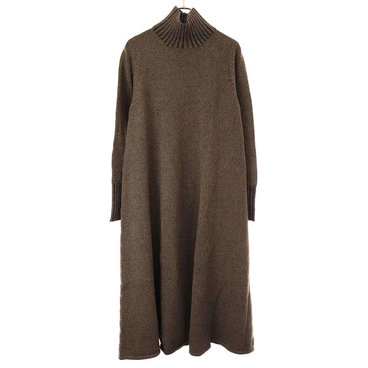 Yohji Yamamoto ヨウジヤマモト ファム 1994AW ローゲージハイネックニットワンピース