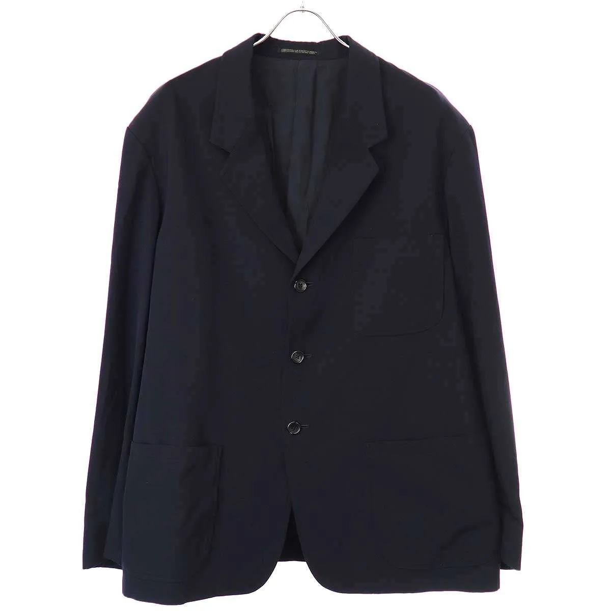 Yohji Yamamoto ヨウジヤマモト プールオム 1998SS ウールギャバジン3Bテーラードジャケット