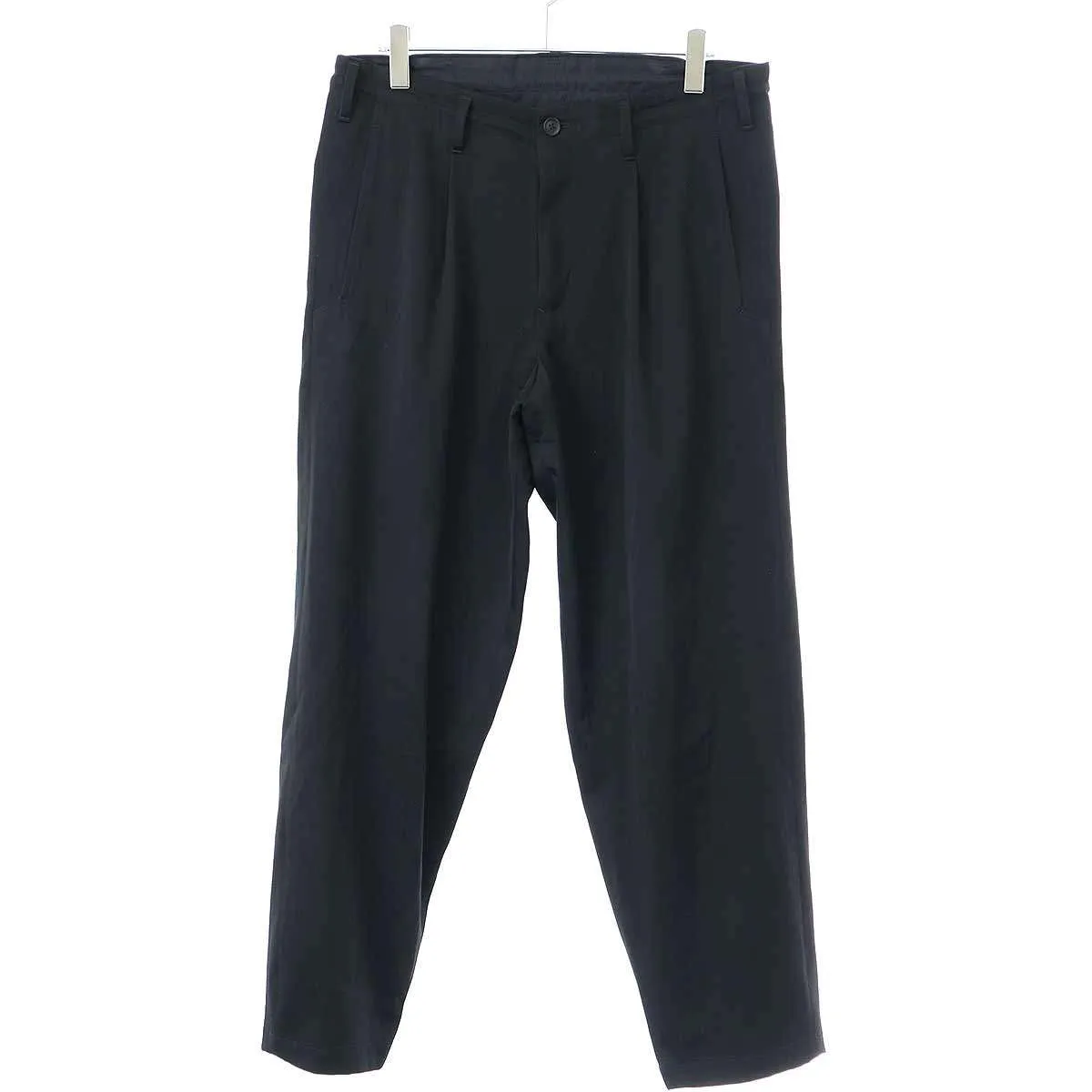 Yohji Yamamoto ヨウジヤマモト プールオム 23AW 1タックウールパンツ HJ-P78-152