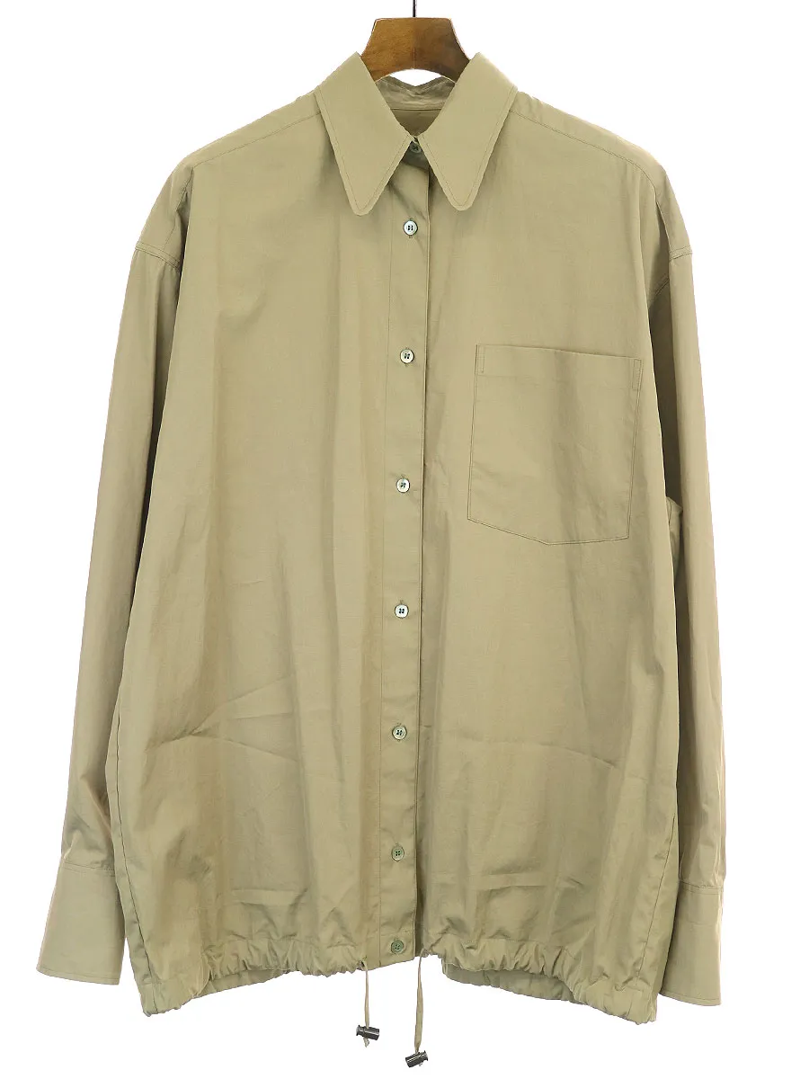DRIES VAN NOTEN ドリスヴァンノッテン 18AWドローコードシャツ