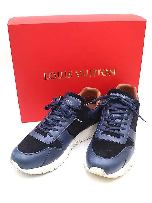 LOUIS VUITTON ルイヴィトン ランアウェイ スエードレザーコンビローカットスニーカー