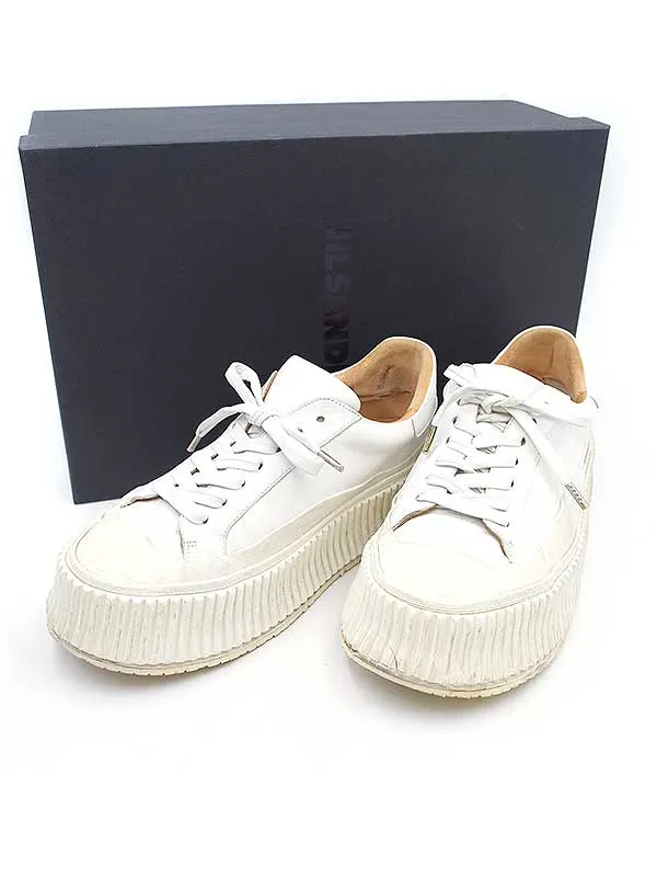 JIL SANDER ジルサンダー JS32108A プラットフォームスニーカー