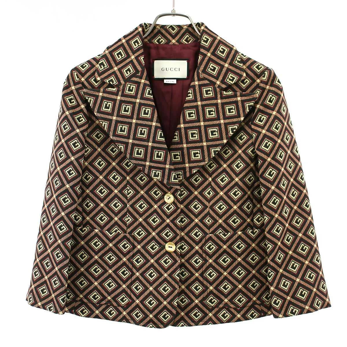 GUCCI グッチ Gジャガード ワイドショートジャケット 623766