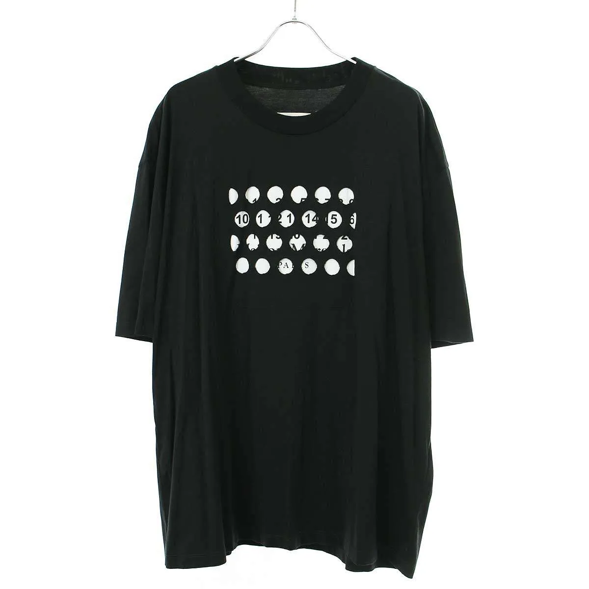 Maison Margiela メゾン マルジェラ 20AW パンチホール オーバーサイズTシャツ