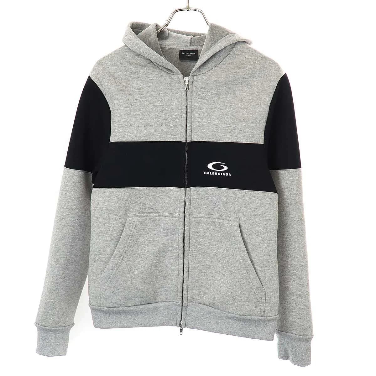 BALENCIAGA バレンシアガ 25SS Loop Sports Icon Hoodie ジップアップパーカー 808832 TRVJ2