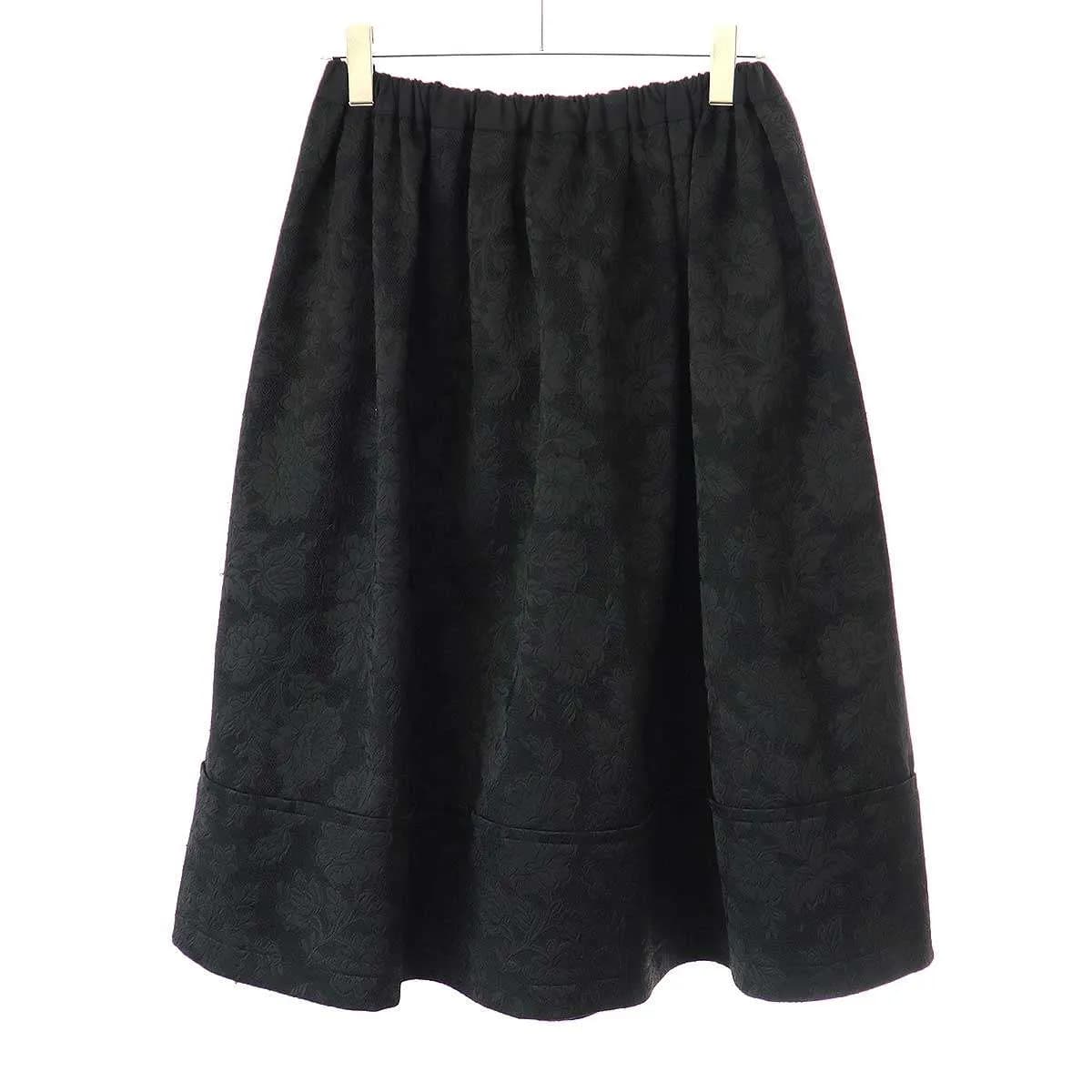 COMME des GARCONS トリココムデギャルソン 19AW フラワージャガードイージースカート
