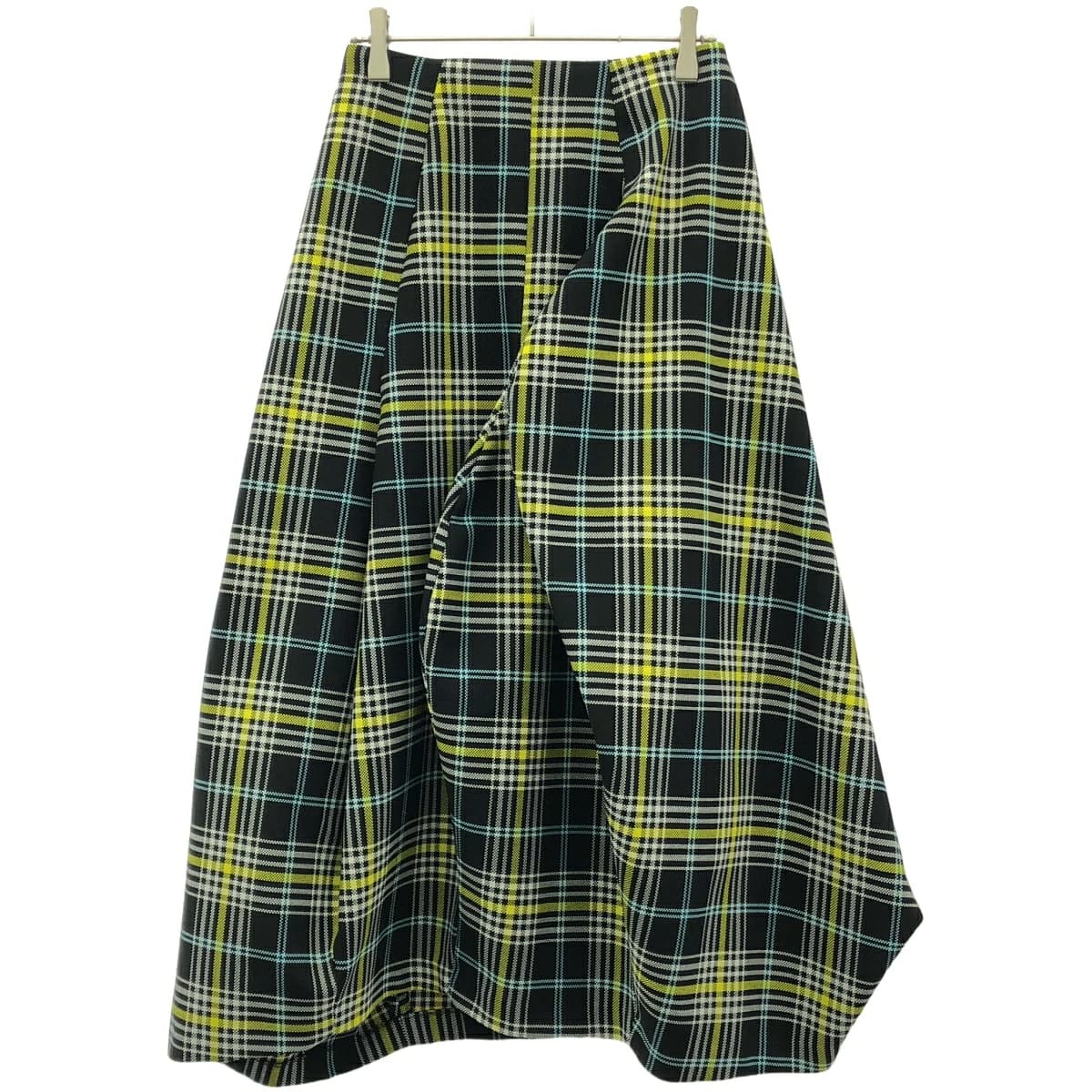 ENFOLD エンフォルド 23AW BALLOON-SKIRT チェックバルーンスカート 300GA131-2380