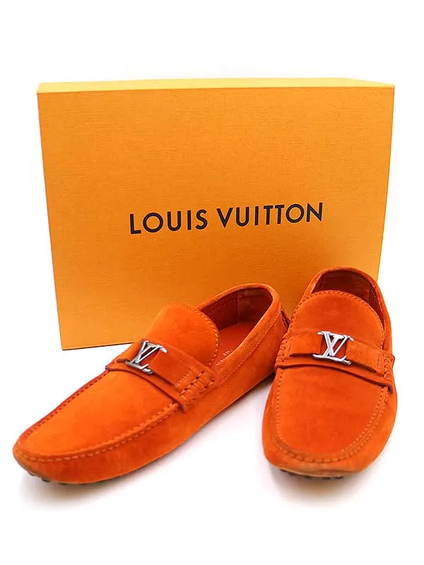 LOUIS VUITTON ルイヴィトン ホッケンハイム スエードドライビングシューズ