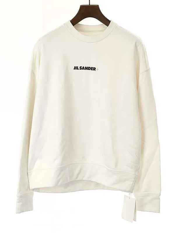 JIL SANDER ジルサンダープラス 21AW ロゴプリントスウェットトレーナー