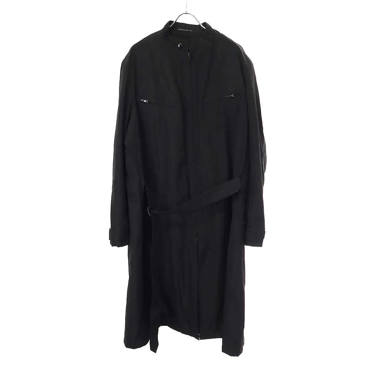 Yohji Yamamoto ヨウジヤマモト プールオム 2002AW ライナー付き ナイロンライダースコート
