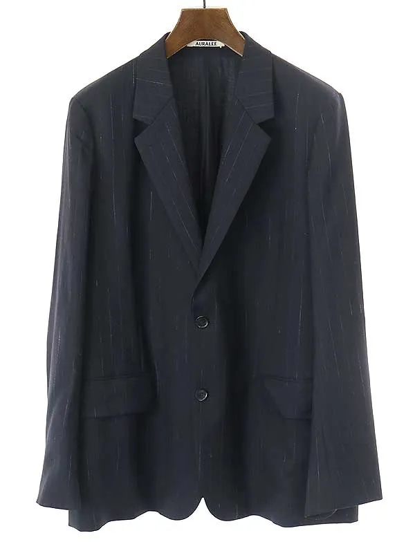 AURALEE オーラリー 20SS WOOL CUPRA LINEN CLOTH JACKET ウールキュプラジャケット