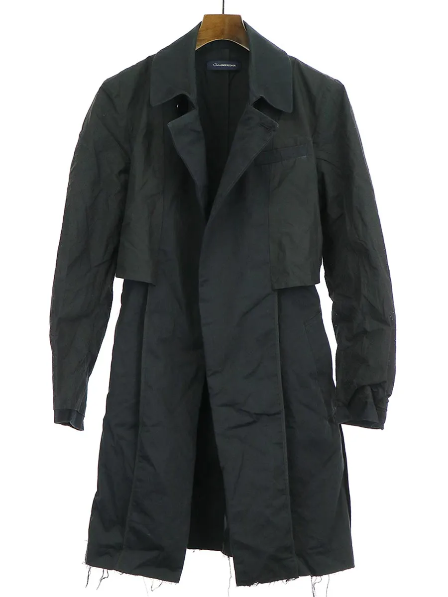 UNDERCOVER ジョン アンダーカバー 14SS 袖パンチングインサイドアウトトレンチコート