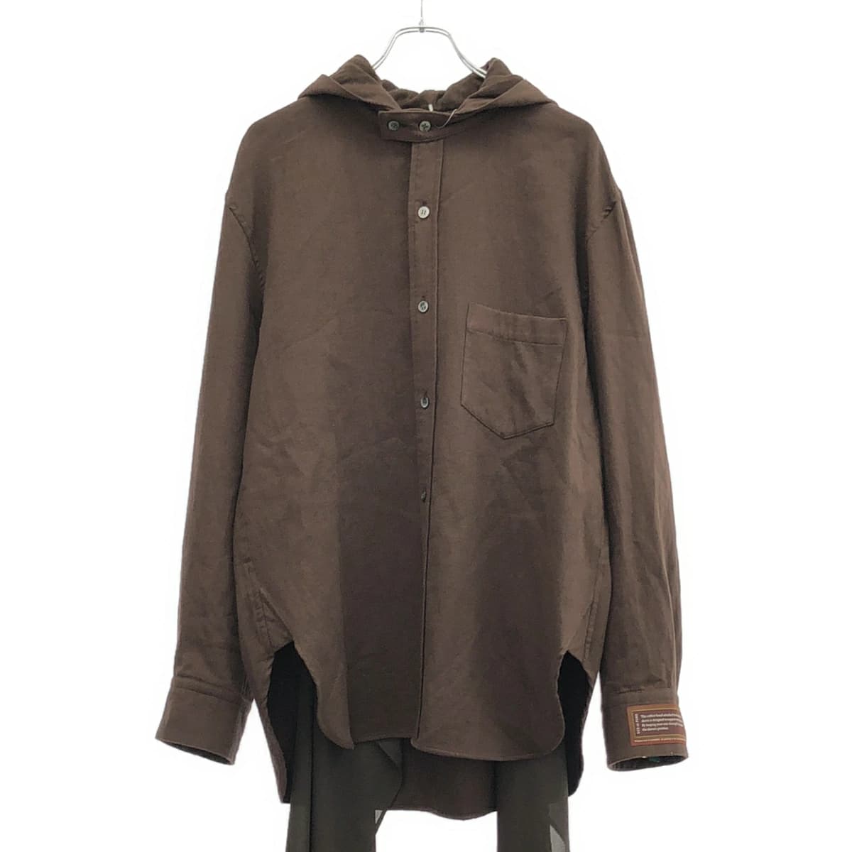 BED J.W. FORD ベッドフォード 25AW Two Hooded フーデッドストールシャツ