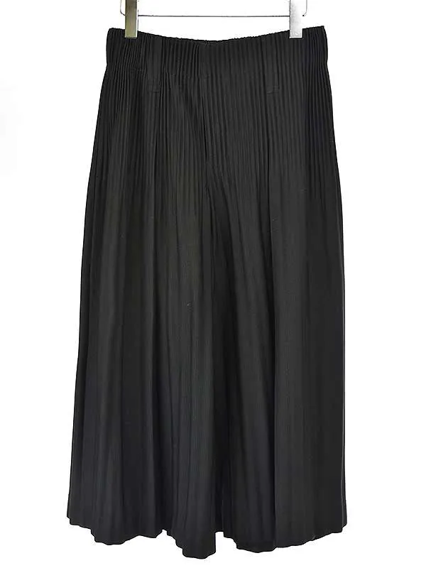 ISSEY MIYAKE オムプリッセ イッセイミヤケ 17SS プリーツ加工袴パンツ
