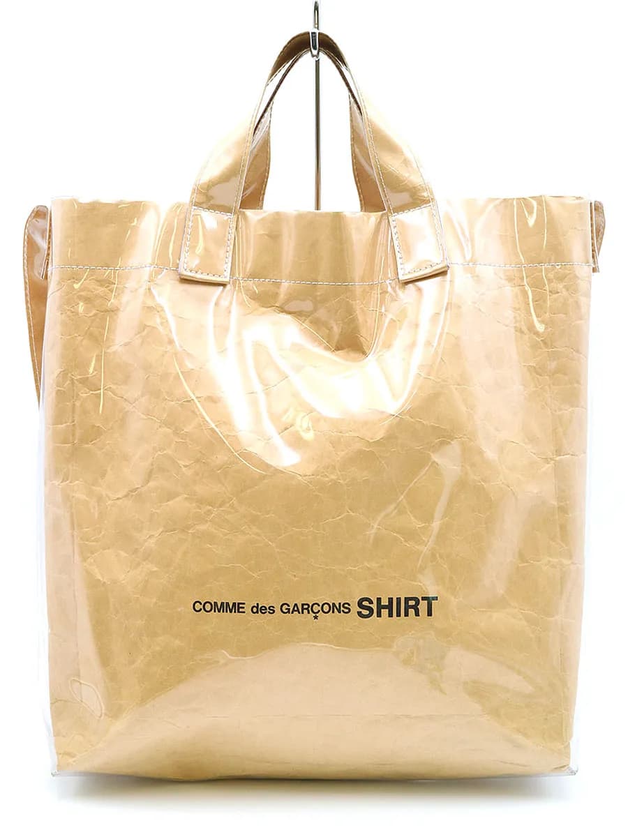 COMME des GARCONS コムデギャルソン シャツ 18SS PVC MESSENGER TOTO KRAFT PAPER 2WAYショルダーバッグ