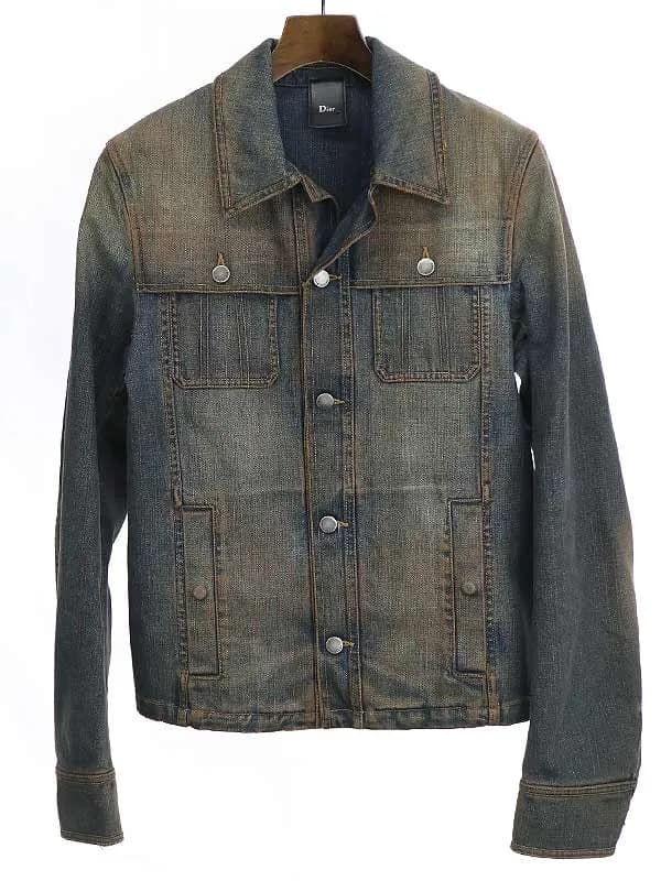 Dior HOMME ディオールオム 05SS 赤錆加工デニムジャケット