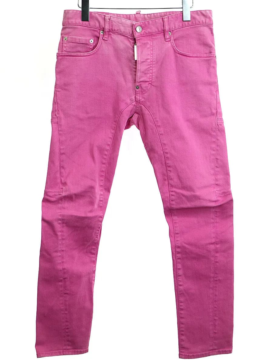 DSQUARED2 ディースクエアード 14SS TIDY BIKER JEAN カラーストレッチバイカーデニムパンツ