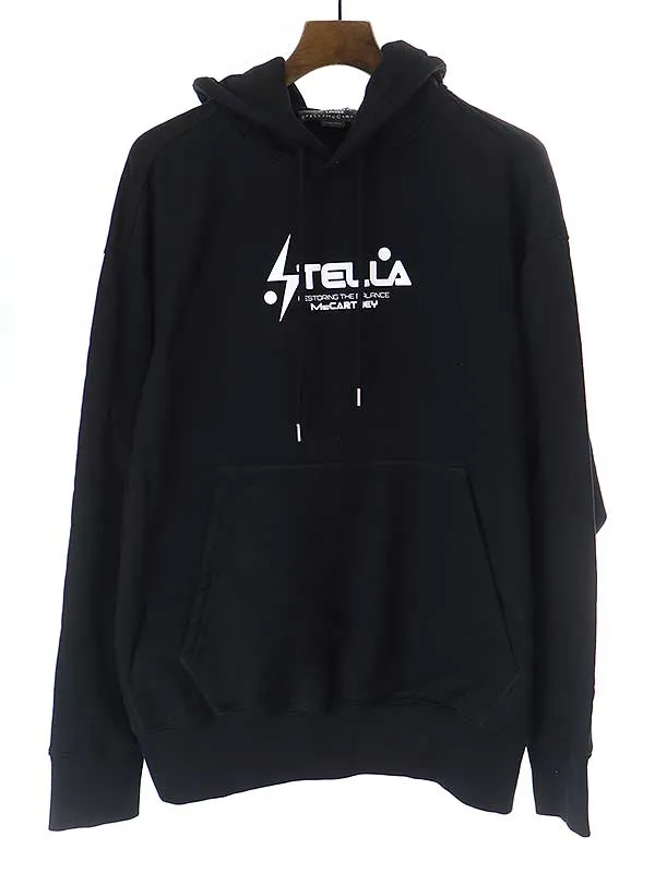 Stella McCartney ステラマッカトニー 21AW Tom Tosseyn プリント起毛プルオーバースウェットパーカー