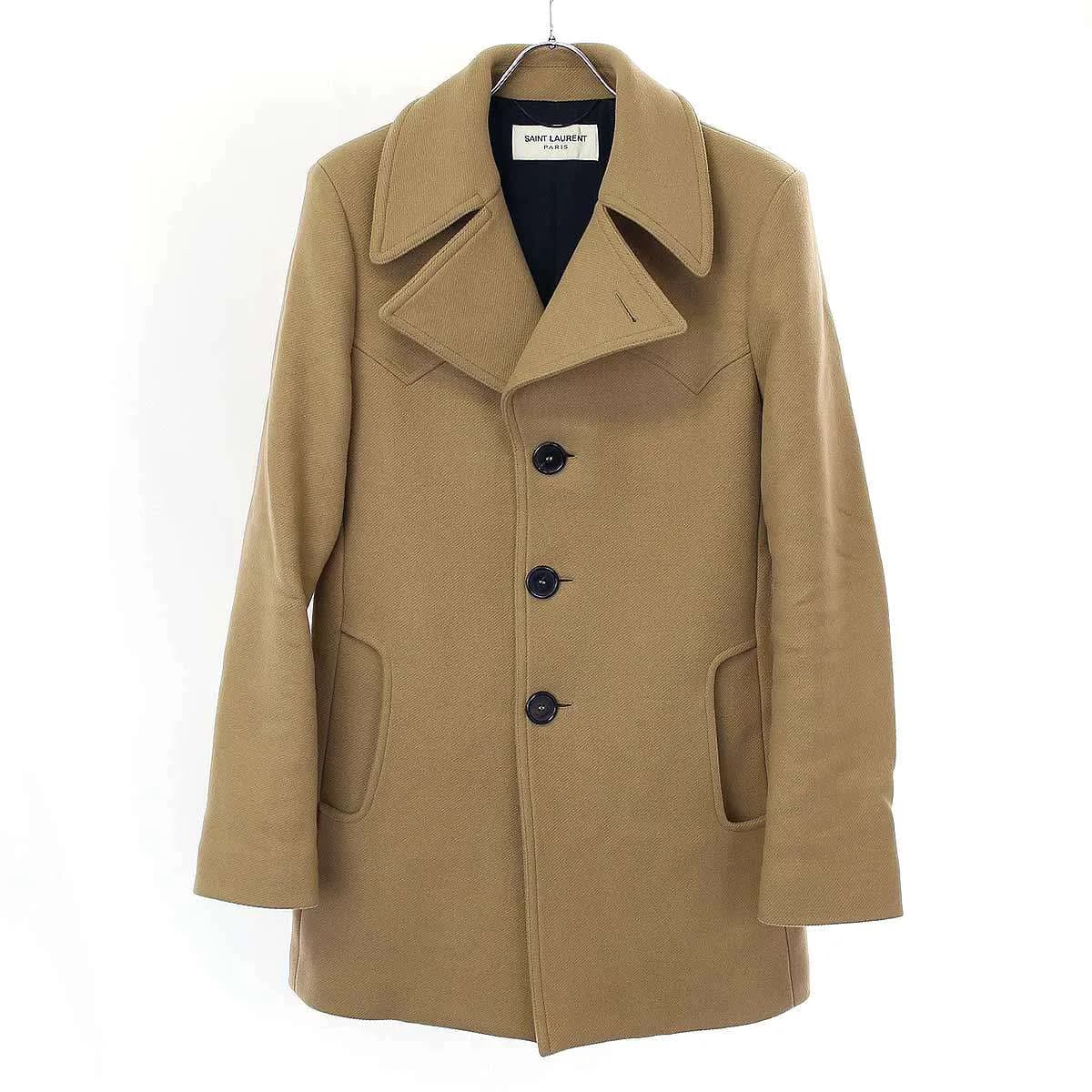 SAINT LAURENT サンローラン パリ 16AW ウールカシミヤコート