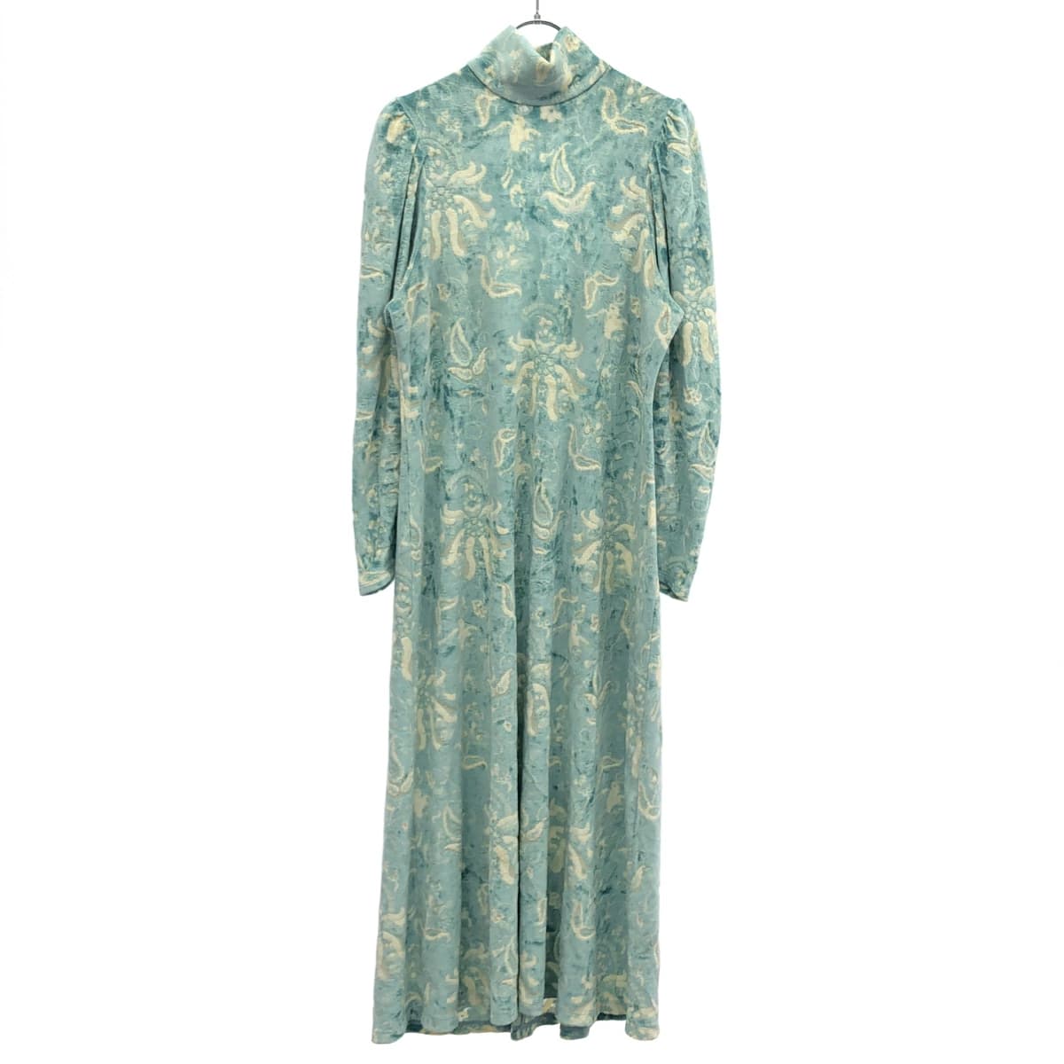 Mame Kurogouchi マメ クロゴウチ 25AW STUDIOUS別注 Velour Jersey High Neck Dress ベルベットハイネックドレスワンピース MM25FW-JS510