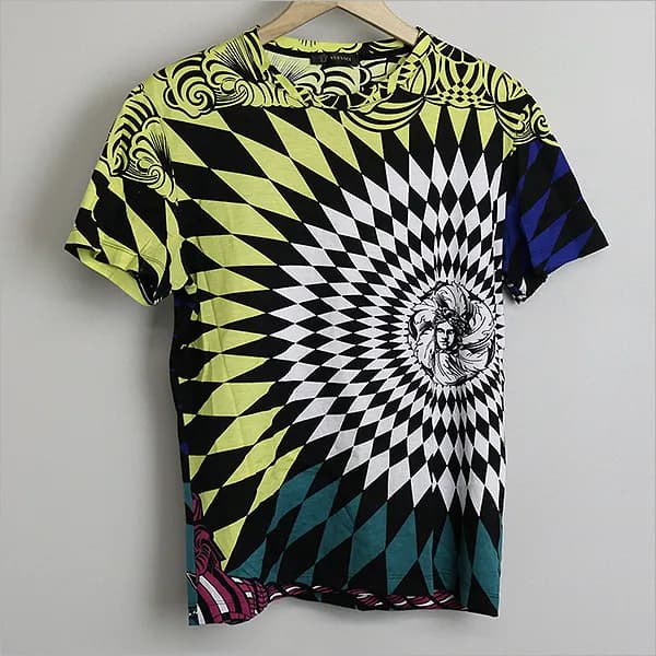 VERSACE VERSACE ヴェルサーチ 13SS アーガイルメデューサTシャツ
