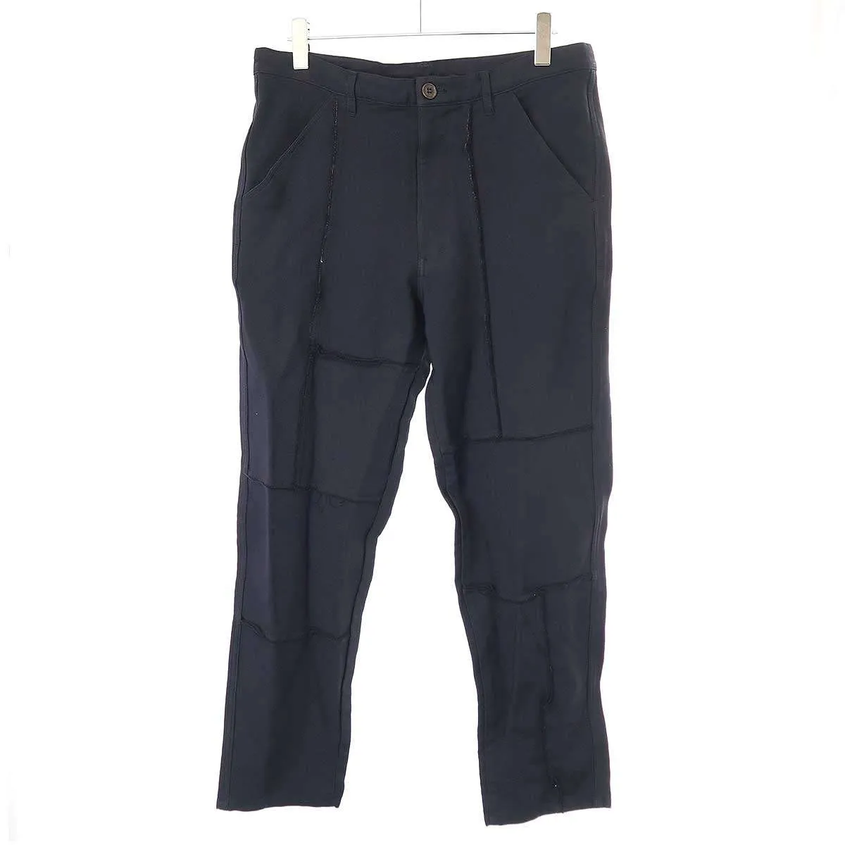 COMME des GARCONS コムデギャルソンシャツ 23SS ポリエステル縮絨 パッチワークパンツ