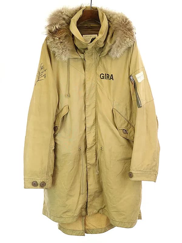 UNDERCOVER アンダーカバーイズム 10AW コヨーテファーモッズコート