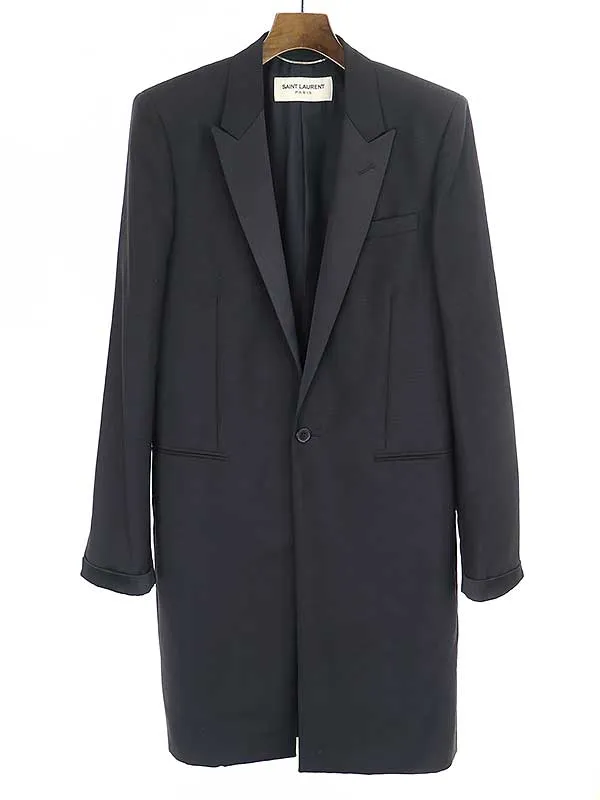 SAINT LAURENT サンローラン パリ 13SS ロングスモーキングジャケット