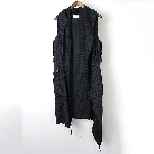 DAMIR DOMA DAMIR DOMA 50着限定 イントレチャートフーデッドロングジレ