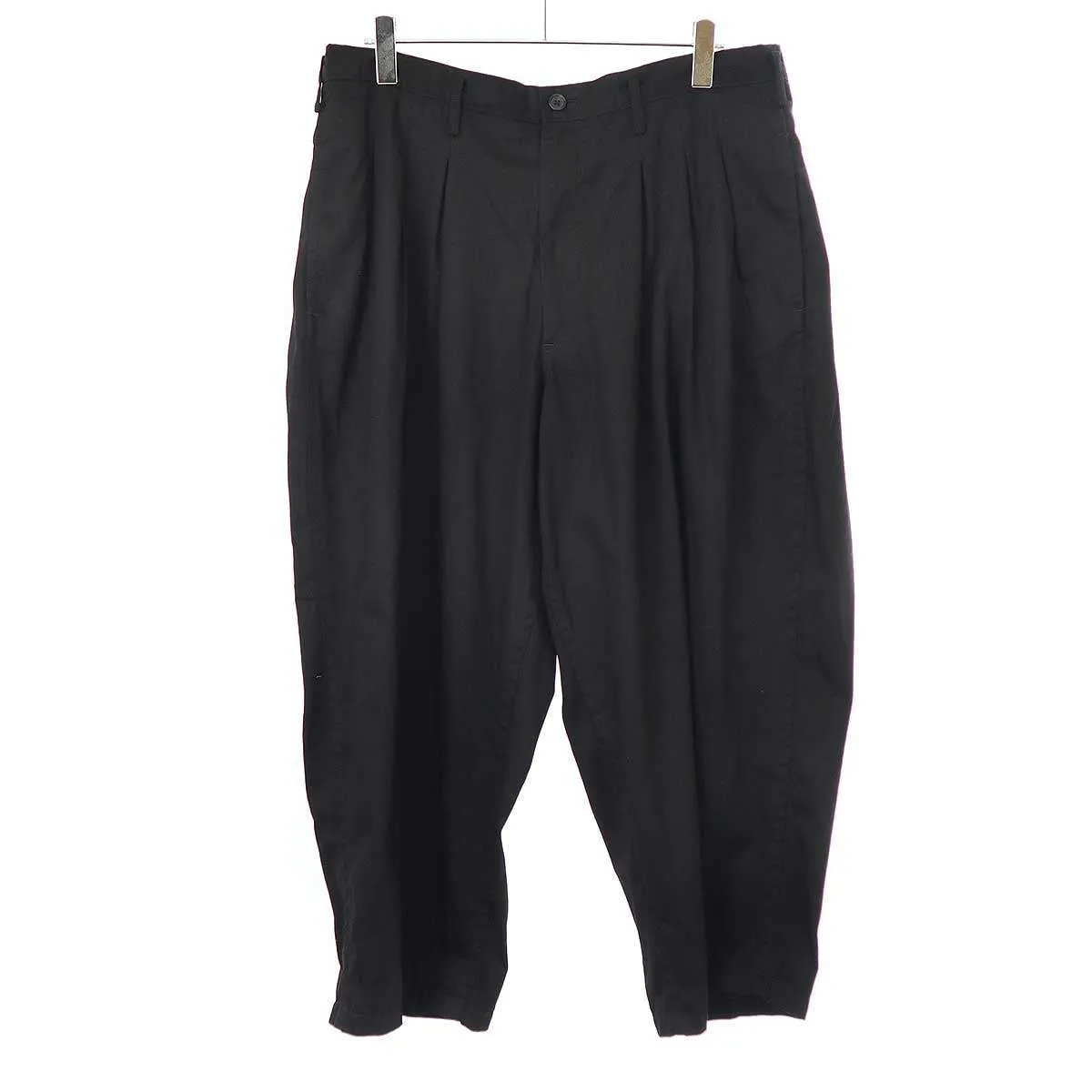 Y's ワイズ フォーメン 23AW GARMENT DYED 12-PLEAT PANTS ガーメントダイ12プリーツパンツ