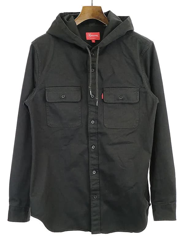 Supreme Supreme(シュプリーム) 13AW Hooded Twill Shirt フード付きツイルシャツ