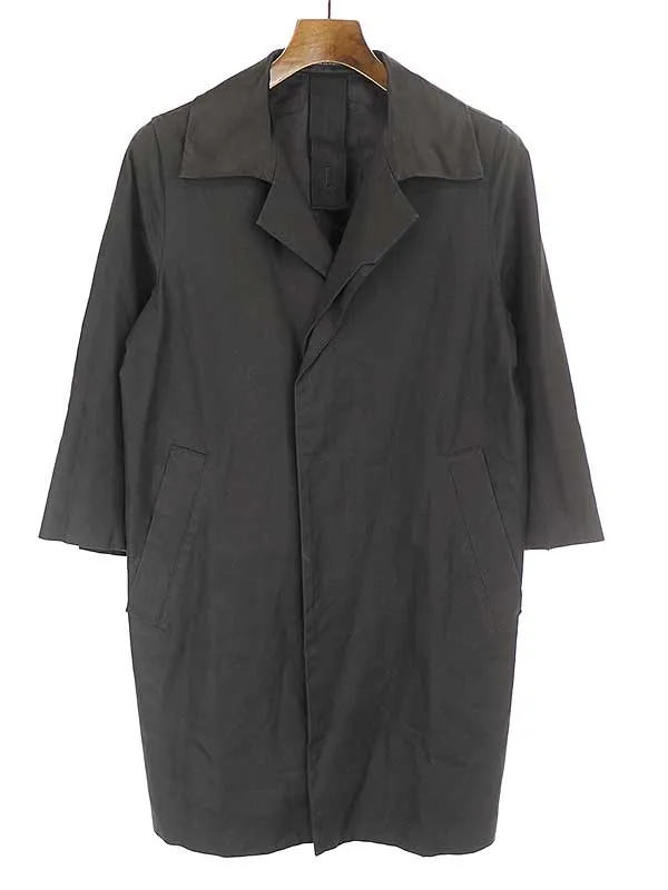 Yohji Yamamoto ヨウジヤマモトファム 13SS カラー切替コットン3Bコート