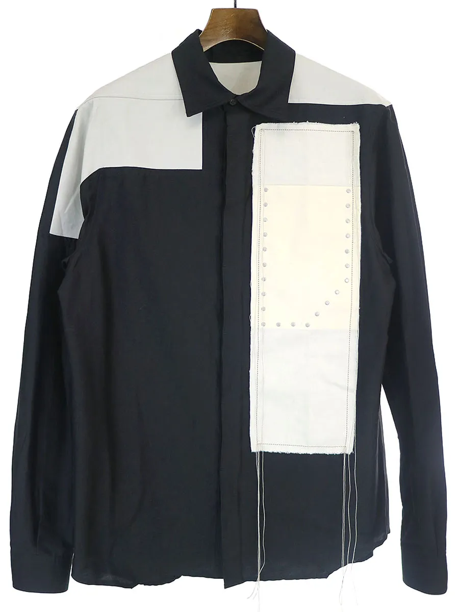 Rick Owens リックオウエンス 19SS パネルコンボワークシャツ