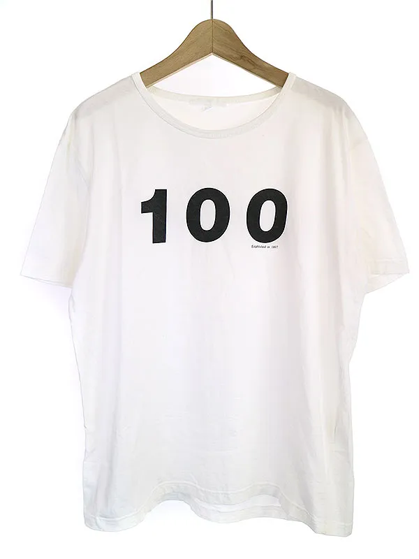 HELMUT LANG ヘルムート ラング 1997 100 Years T-Shirt プリントTシャツ