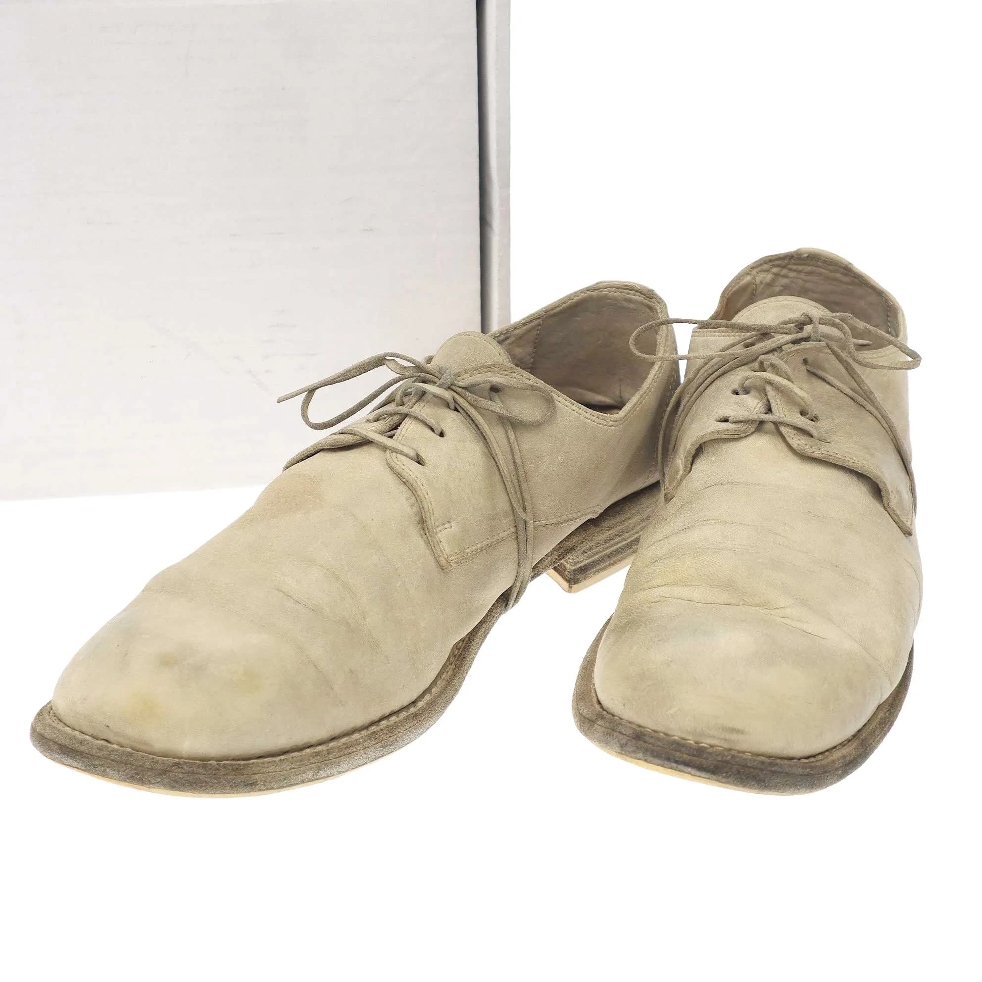 GUIDI グイディ レザーダービージューズ